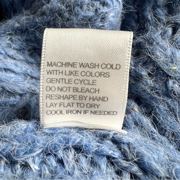 STITCHDROP Speckled Yarn Cowl Neck Sweater M - Picture 8 of 11